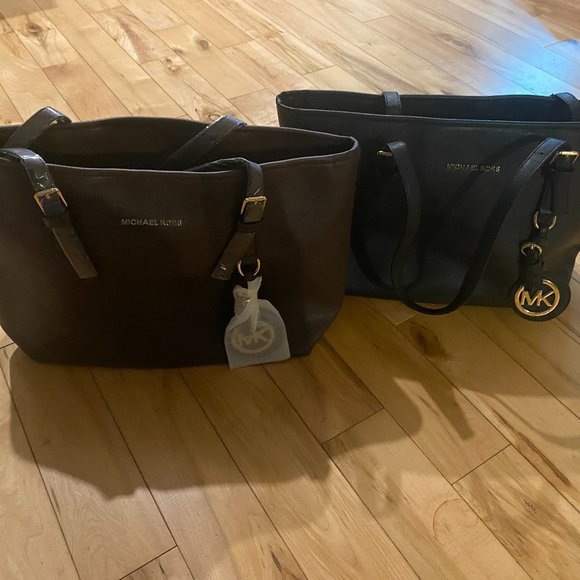 2 Michael Kors bags (black and brown) - Picture 3 of 5